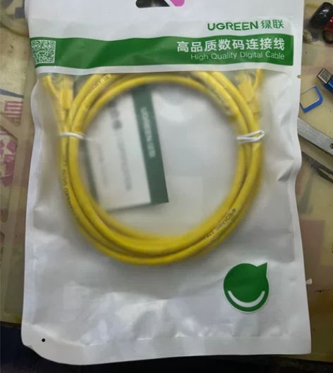 绿联网线，做工程剩余绿联网线2米，有几百根...