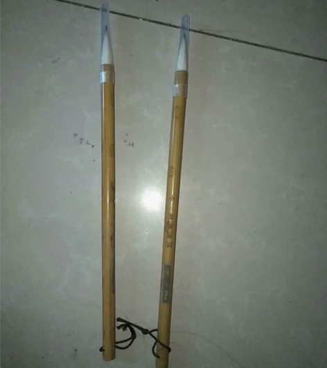 全新,优质兼毫中号毛笔,3支买就送宣纸(生...