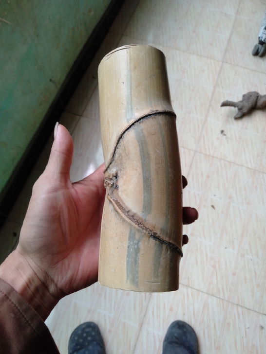 毛竹异形竹摆件插花笔筒