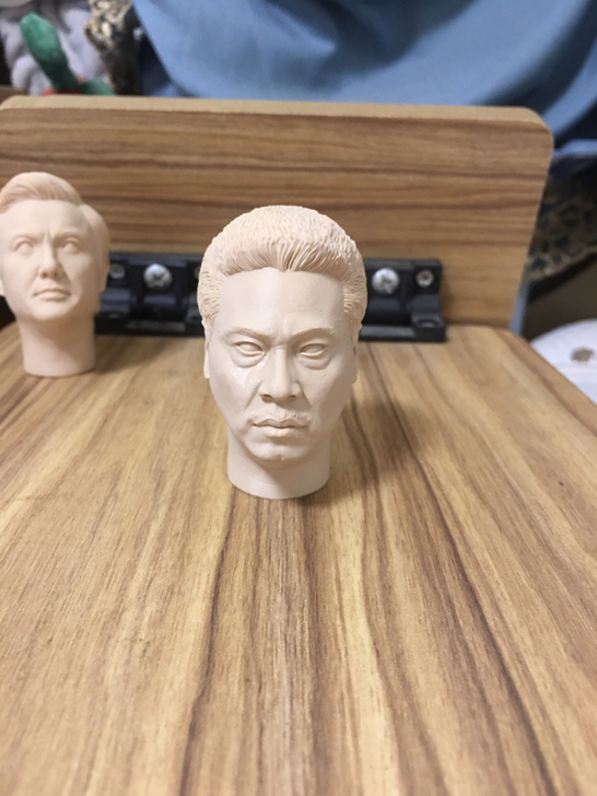 吴孟达头雕 白模 原模 JF工作室，没有证...