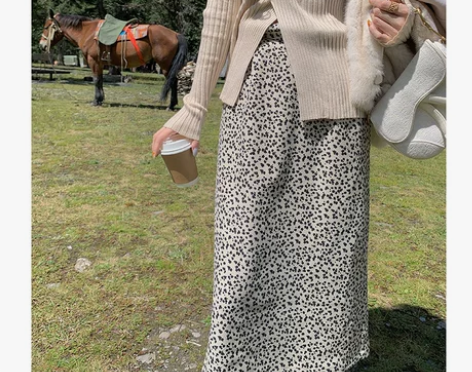 【碎花一步裙】宽松A字版 梨形妹纸的福音~...