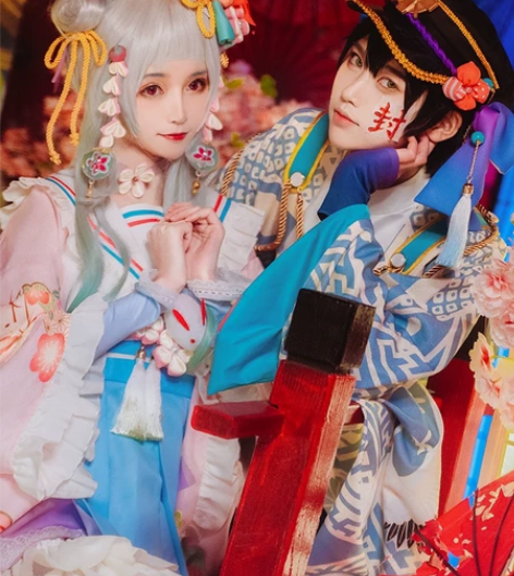 出初兽猫八寻宁宁大正和服L码大全套，仅试穿...