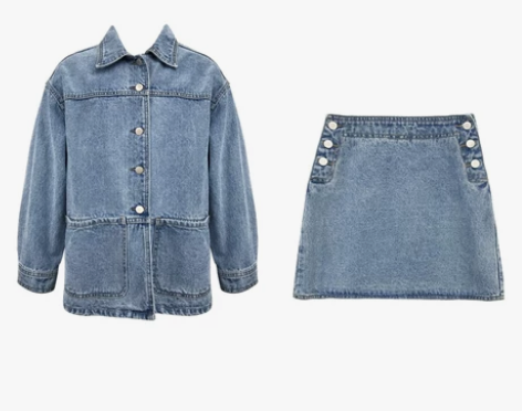 ishui is shuiii 港风牛仔衣...