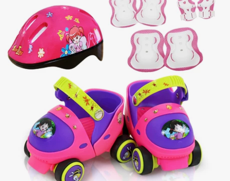 玄凌幼儿双排溜冰鞋儿童轮滑鞋2宝宝4轮滑5...