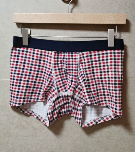 全新网易严选男士格纹短裤 170/85 感...