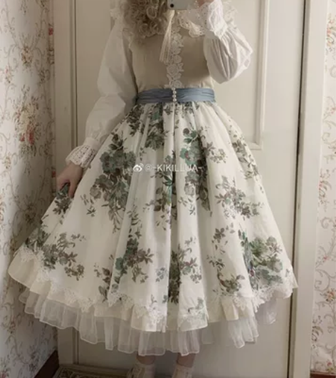 Hime 广岛珍珠恋 jsk 绿花 长款 ...