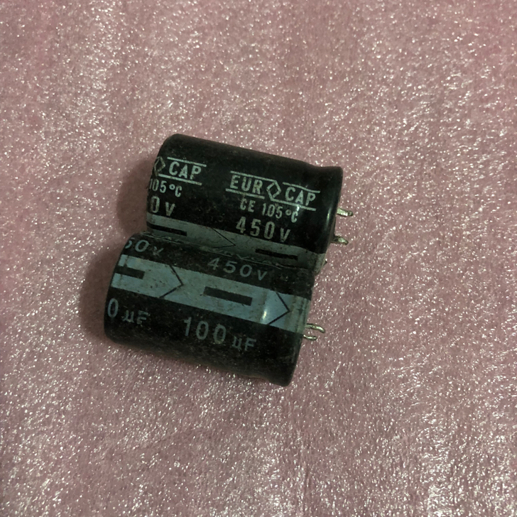 EURCAP西欧450v100uf胆机音频...