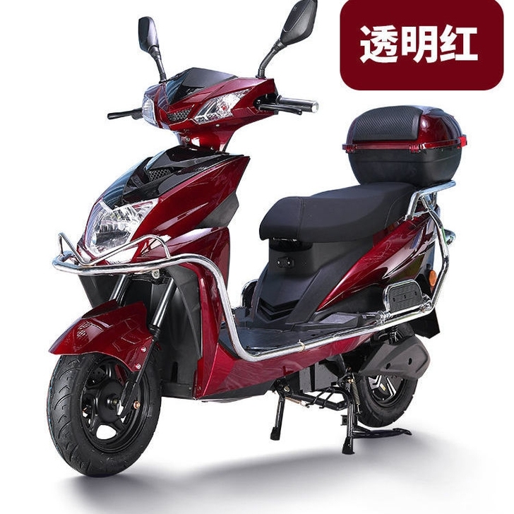 长跑王电动车高速外卖电瓶车72v成人男女锂...