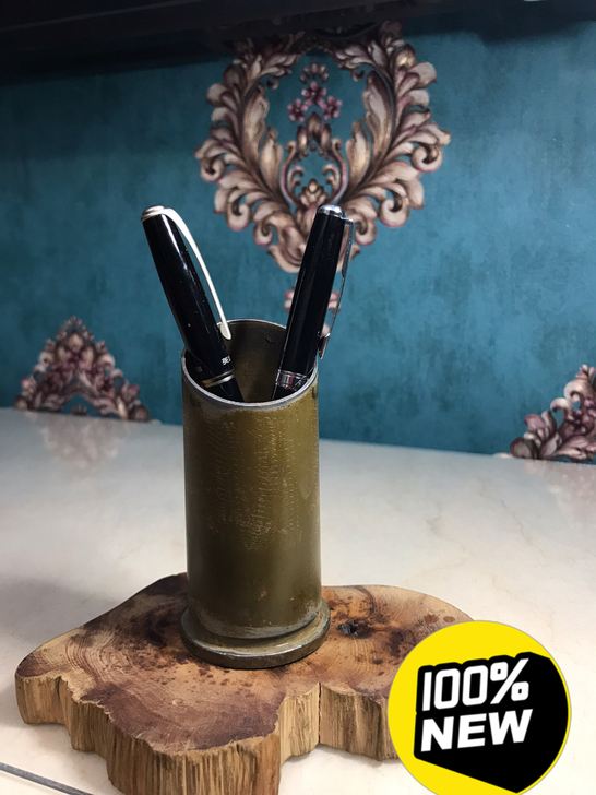 笔筒!笔筒!笔筒!斜口非纯铜,原壳工艺品