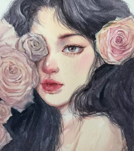 水彩画纯手绘风景人物现货可接定制代画 16...