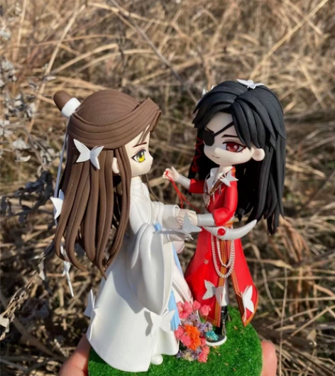 天官赐福，花城，谢怜手办。可来图定制 感兴...