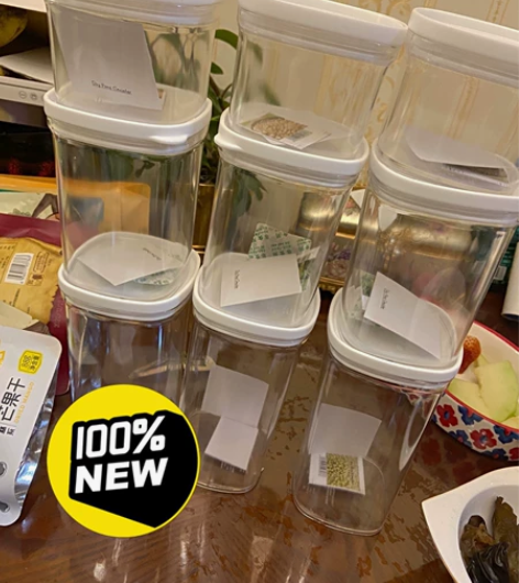 密封罐处理五谷杂粮防潮收纳盒塑料透明食品级...