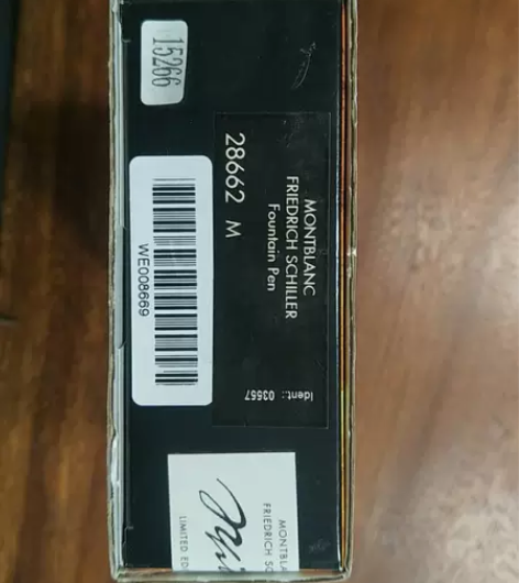 万宝龙 文豪 席勒 2000全新未拆封，m...