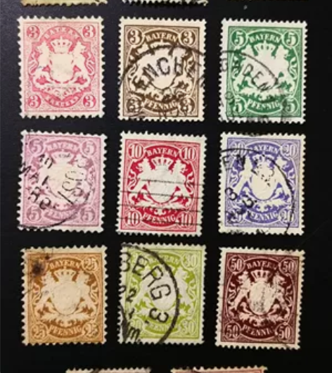 拜登巴伐利亚王国古典邮票1867年至191...
