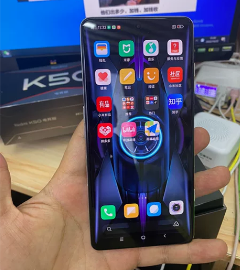 红米k50电竞版，128G成色新就后盖一点...