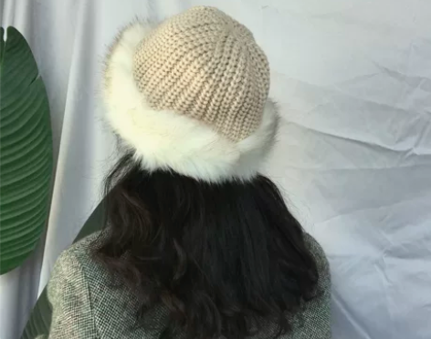 ?暖和到你心坎~加绒毛线瓜皮帽毛毛卷边雪地...