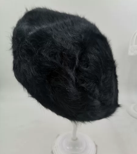 全新 兔毛蓓蕾帽南瓜帽渐变色 外贸尾单，非...