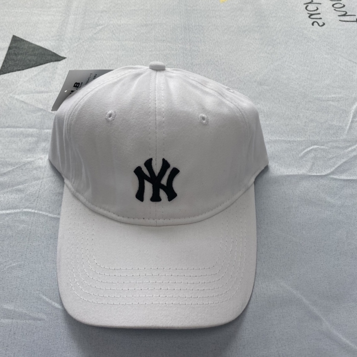 Mlb韩版棒球帽NY刺绣经典鸭舌帽字母小标...