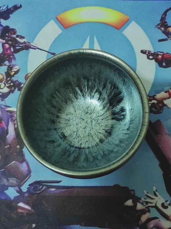 建阳建盏 电烧主人茶杯1个 将军杯百花建盏...