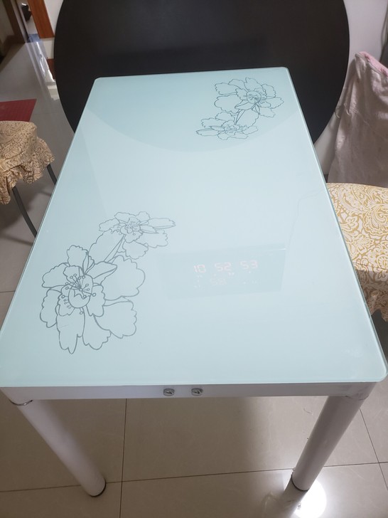 长条桌，玻璃面