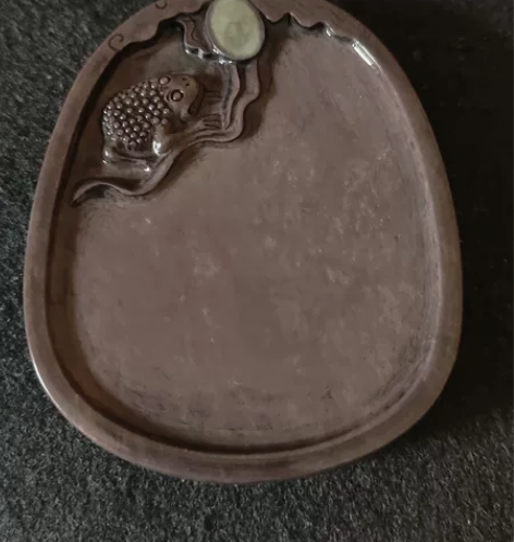 端砚  宋坑 定制的纯手工雕刻  独一无二...