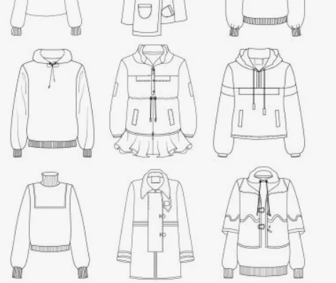 服装款式图代画 服装效果图代画，价格实惠服...