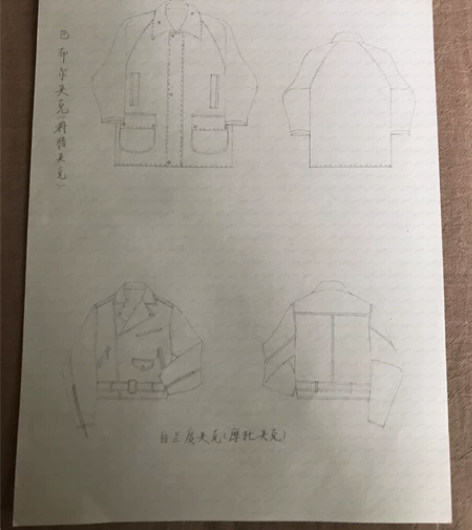 闲置手绘服装款式图 按张转卖 有兴趣的可以...