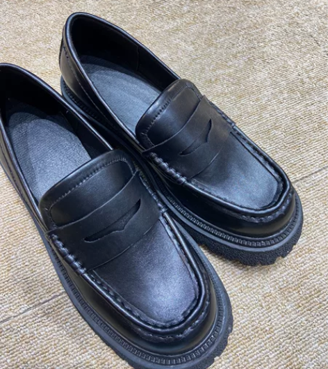 英伦风小皮鞋乐福单鞋女 照片全是实拍 36...