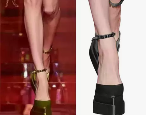 防水台 凉鞋防水台22年夏季欧美超粗跟高跟...