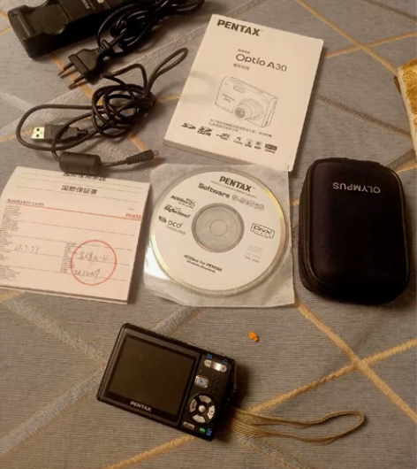 宾得A30相机，正常使用，没有卡，卡电池的...