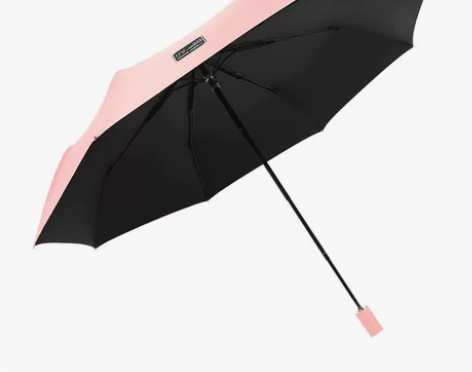 日系全自动雨伞男女小清新简约三折叠晴雨两用...