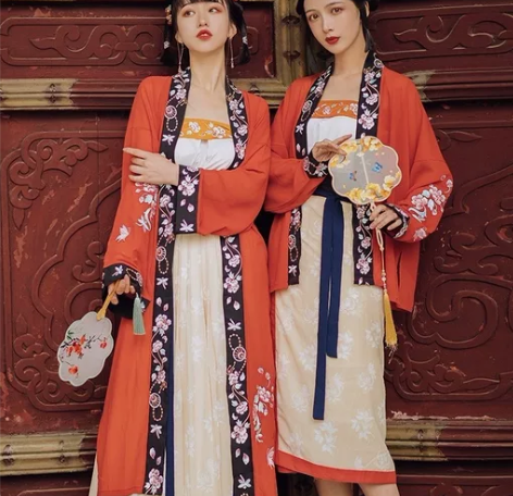 仙楚姬原创汉服女正品【初欢】宋制对襟飞机袖...