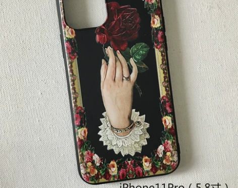 原创法式小众玫瑰之手适用于iPhone11...