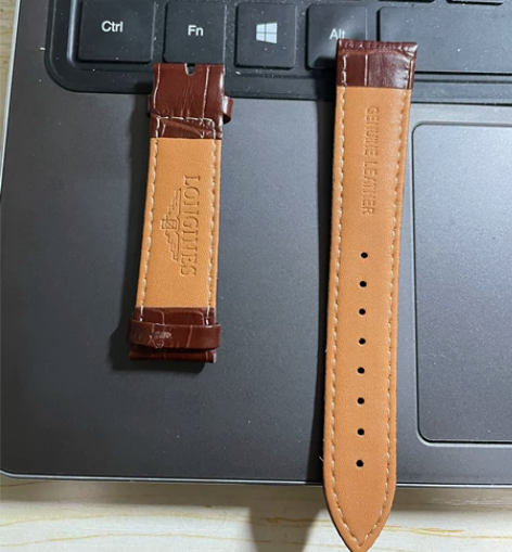全新真皮表带 浪琴 牛皮表带 柔软 尺寸2...