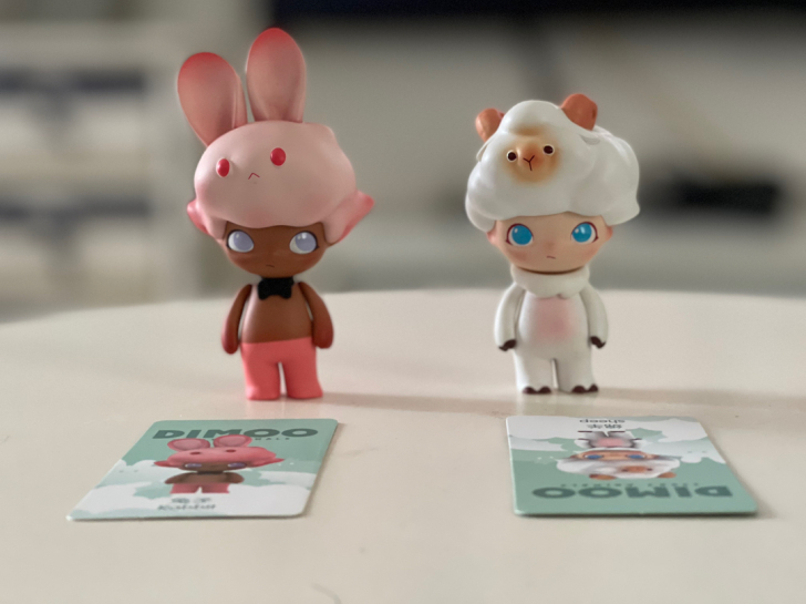 DIMOO 迷途动物系列 绵羊 兔子,100