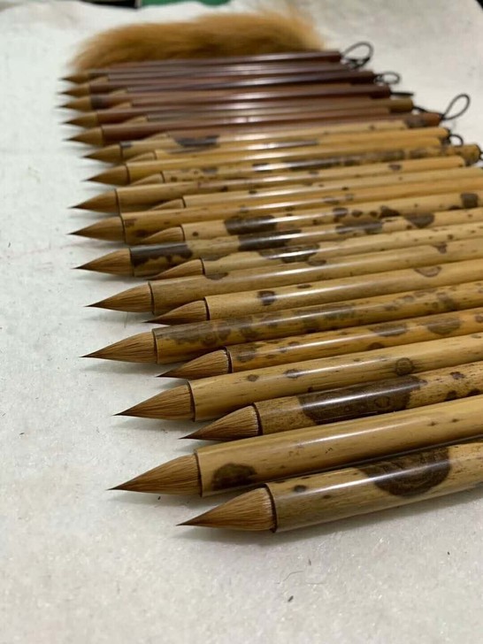 要好毛笔的别错过 王镛老师定制的二王蒜头纯...