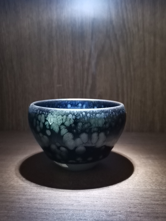 全新个人收藏纯正铁胎油滴饱满敛口8.5厘米...