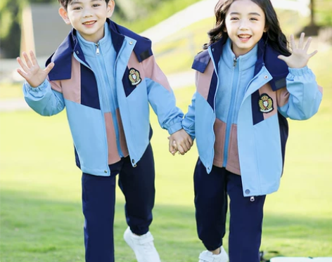 小学生校服冲锋衣三件套冬季班服运动服幼儿园...