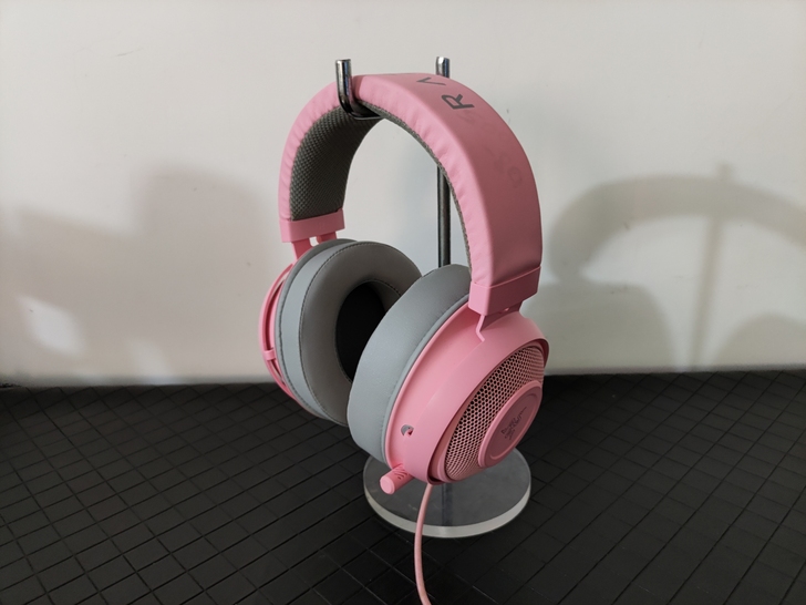 雷蛇北海巨妖粉晶头戴式电脑手机游戏电竞吃鸡...