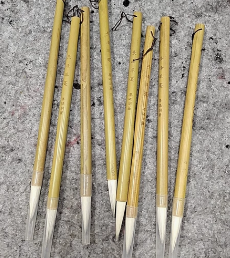 毛笔学习用笔,定制款库存便宜出 长峰羊毫含...