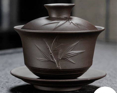 盖碗茶杯三才盖碗泡茶碗茶杯特大号陶瓷单个白...