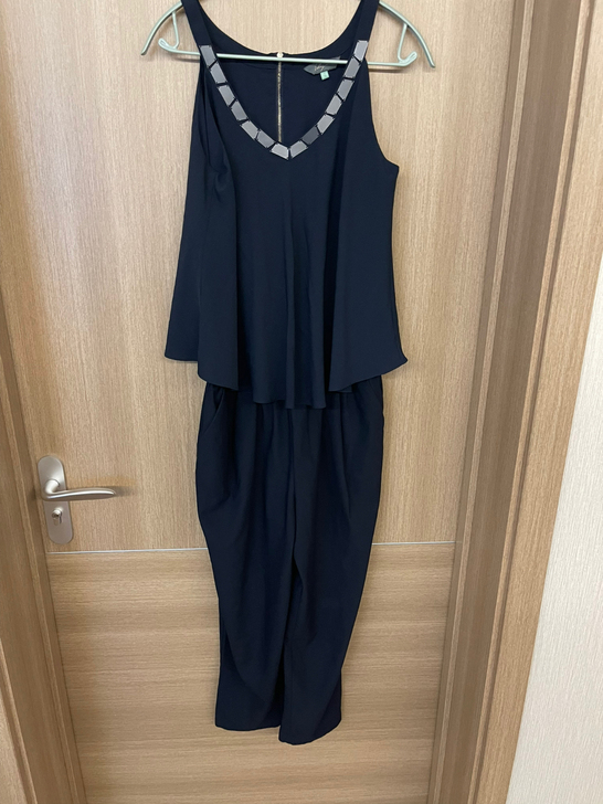 Lily连体裤藏青色m码 贴片轻微磨损