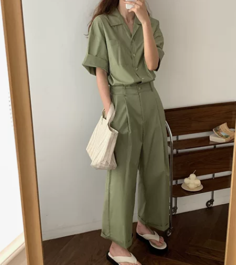 【限时7折】小众休闲 轻薄全棉 松紧腰显瘦...