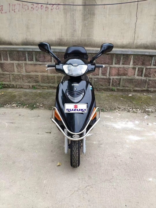 经典黑色 铃木海王星  125CC，全车原...
