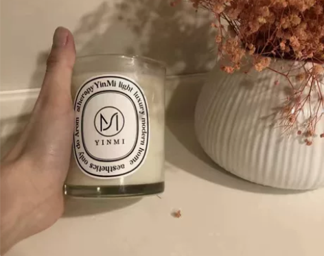 香薰蜡烛ins卧室安神助眠熏香玻璃杯礼物 ...