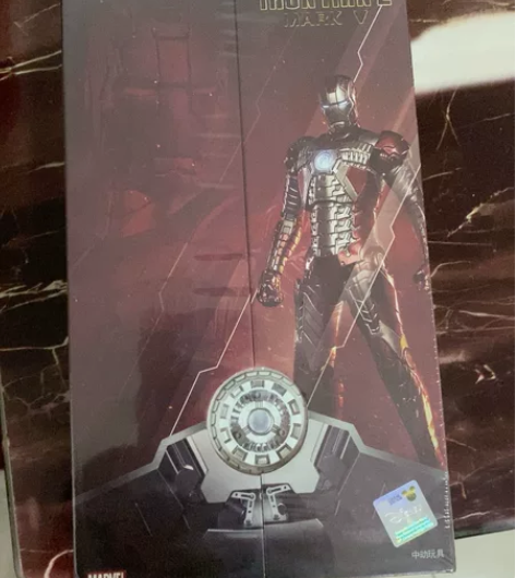 钢铁侠正版手办全新未拆封 MARK V M...