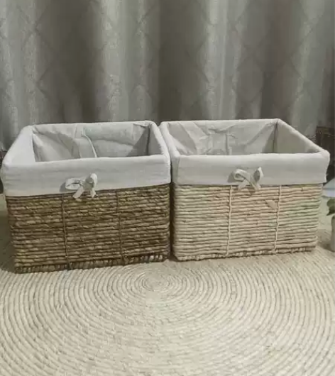 大号加高草编收纳筐亏钱清仓25一件两个包邮...