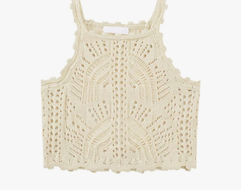 设计感方领无袖夏季外穿吊带防走光小心机镂空...