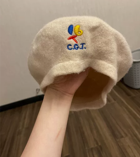 丸子家贝雷帽 一次没带过 均码52cm左右...