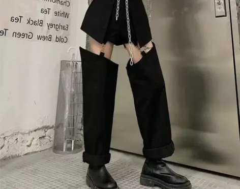 牛仔裤女直筒宽松显瘦长裤子2021夏季新款...